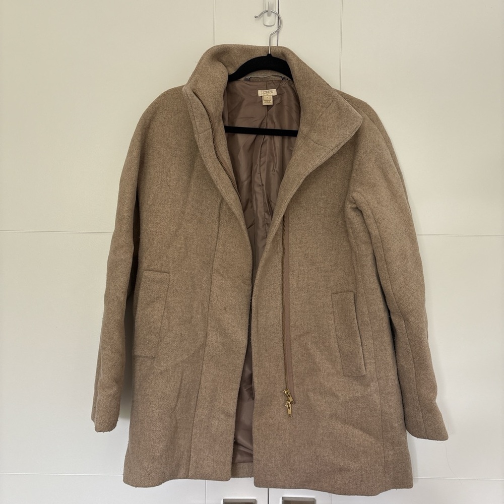J. Crew Women's Tan City Coat